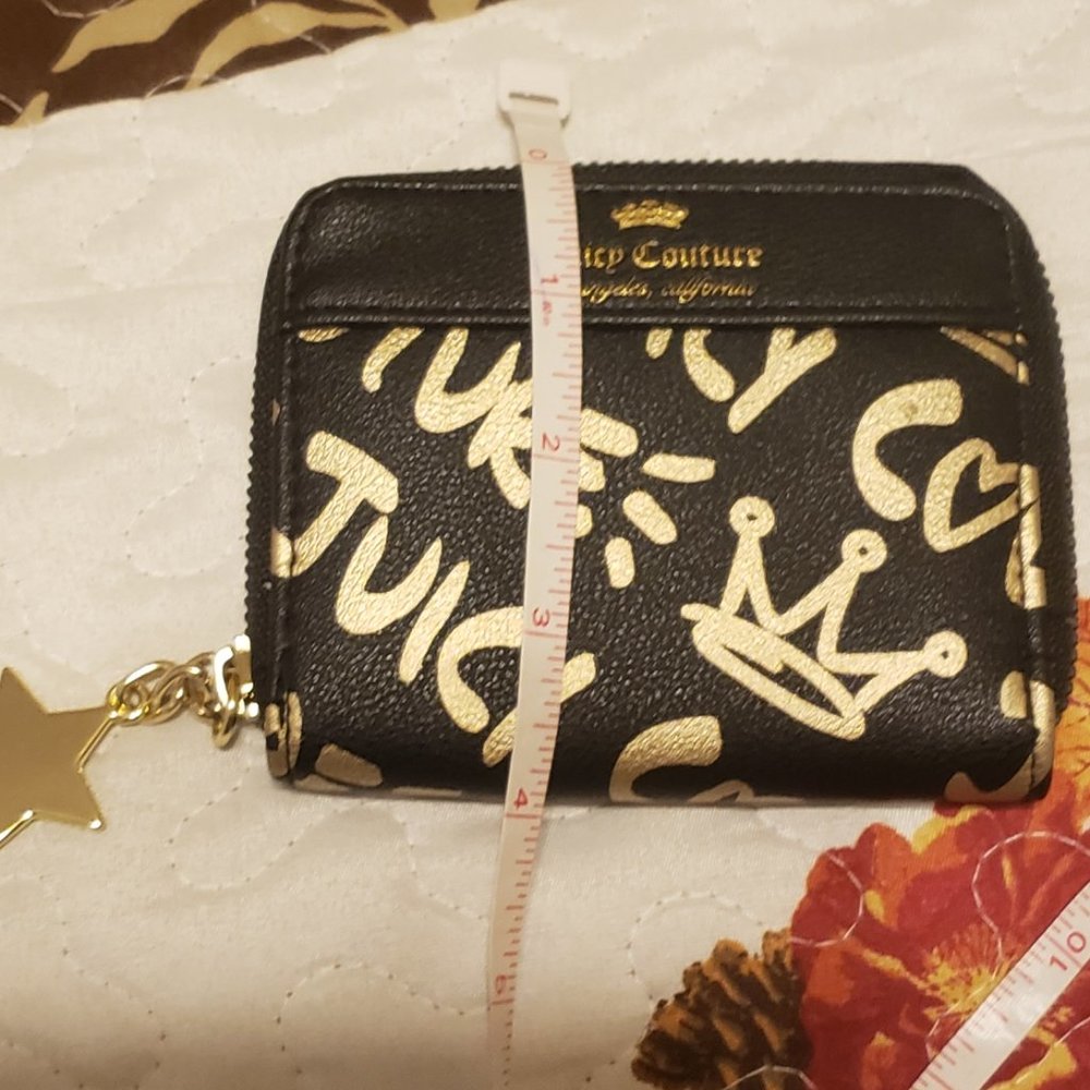 Juicy Couture Brown/Gold Wallet W/zipper NWOT - Picture 7 of 9